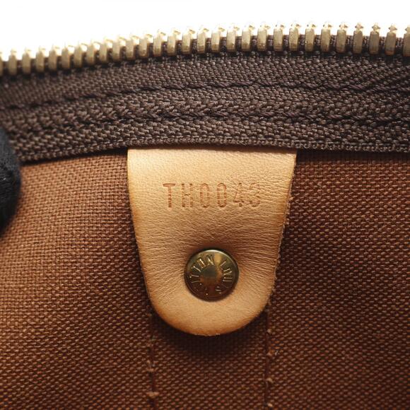 Louis Vuitton Keepall Monogram Boston Bag Canvas Leather Brown - Picture 5 of 10